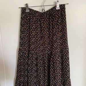 Madewell Tiered Midi Skirt